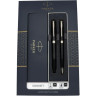 Набор PARKER SONNET LAQBLACK CT роллер и шариковая ручка 2093259 CW2093259
